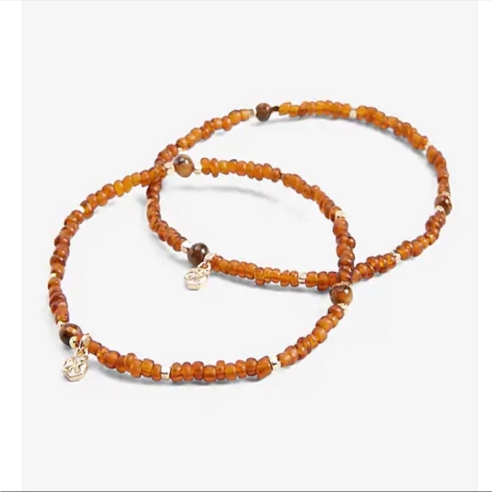 Express men’s one mini beaded stretch bracelet